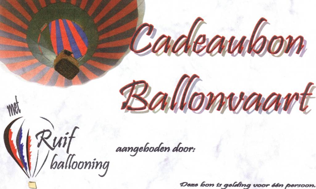 Cadeaubonnen